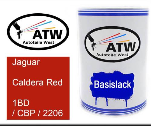 Jaguar, Caldera Red, 1BD / CBP / 2206: 500ml Lackdose, von ATW Autoteile West.